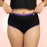 Ultra 6X Absorbent Leakproof Period Underwear (Pack of 5) - Black