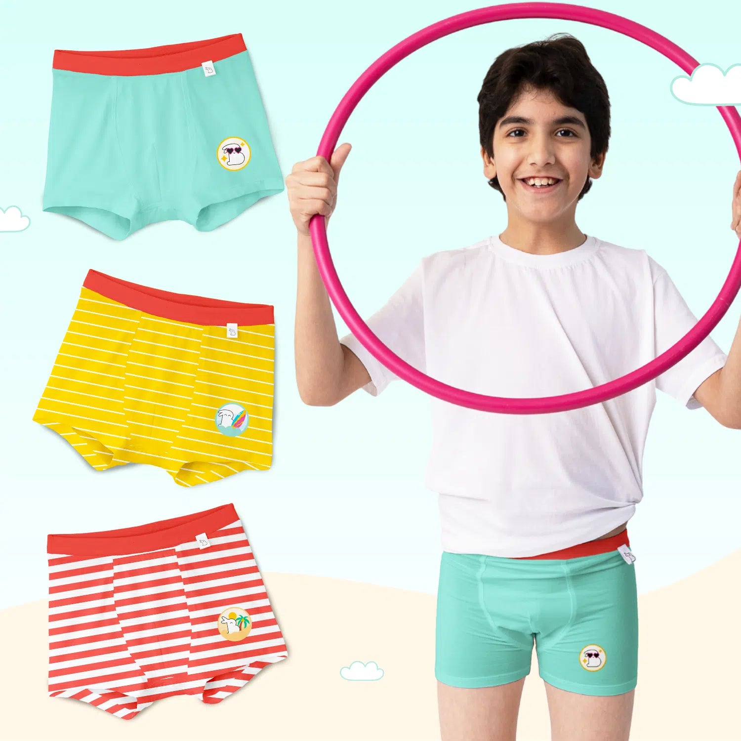 Supersoft Boys Trunks (Silky Snuggles) Pack of 3
