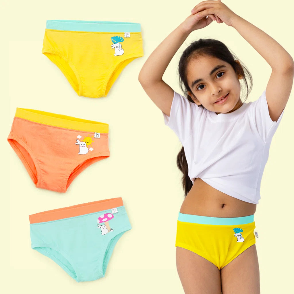 Supersoft Girl Briefs (Eco Wonders) Pack of 3