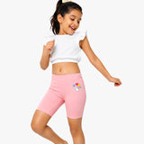 Cycling Shorts for Girls - Pack of 2 (Black Pink)