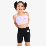 SuperSoft Cycling Shorts for Girls (Black)