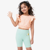 Cycling Shorts for Girls - Pack of 3 (Black Navy Blue Mint Green)