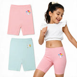 Cycling Shorts for Girls - Pack of 2 (Pink Mint Green)