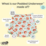 Jungle Jam Padded Underwear - Size 1 (Pack of 3)