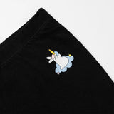 Cycling Shorts for Girls - Pack of 2 (Black Navy Blue)