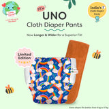 UNO Cloth Diaper Pants Pack of 3 (Jungle Beats, Sweet Twinkles, Muddy Meadows)
