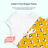 Pack of 3 Adjustable Diaper Pants with Drawstrings - Jungle Jam