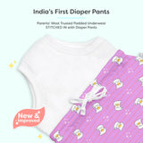 Adjustable Diaper Pants with Drawstrings - 3 Pack