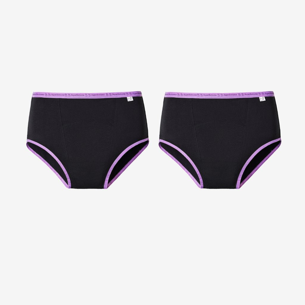 MaxAbsorb™ Period Underwear Pack of 2 (Black)