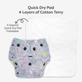 BASIC Cloth Diaper Pack of 2 (Airplane & Bluestar)
