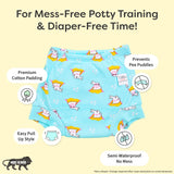 Padded Underwear pack of 6 + 6 Potty Training Colour Changing Stickers