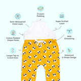 Pack of 3 Adjustable Diaper Pants with Drawstrings - Jungle Jam