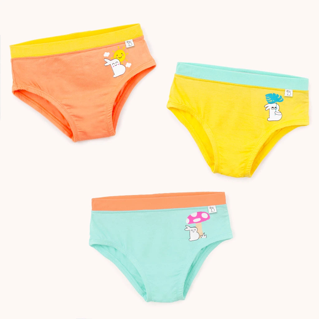 Girl Briefs - Eco Wonders (Pack of 3)