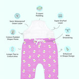 Adjustable Diaper Pants with Drawstrings - 3 Pack