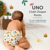 UNO Cloth Diaper Pants-Buzzy Bees