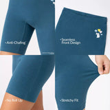 Cycling Shorts for Girls - Pack of 2 (Black Navy Blue)
