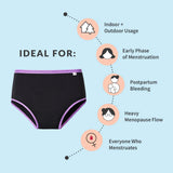 Leak-Proof MaxAbsorb Period Underwear - Black