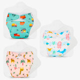 Pack of 3 Freesize UNO Diaper with Velcro Closure
