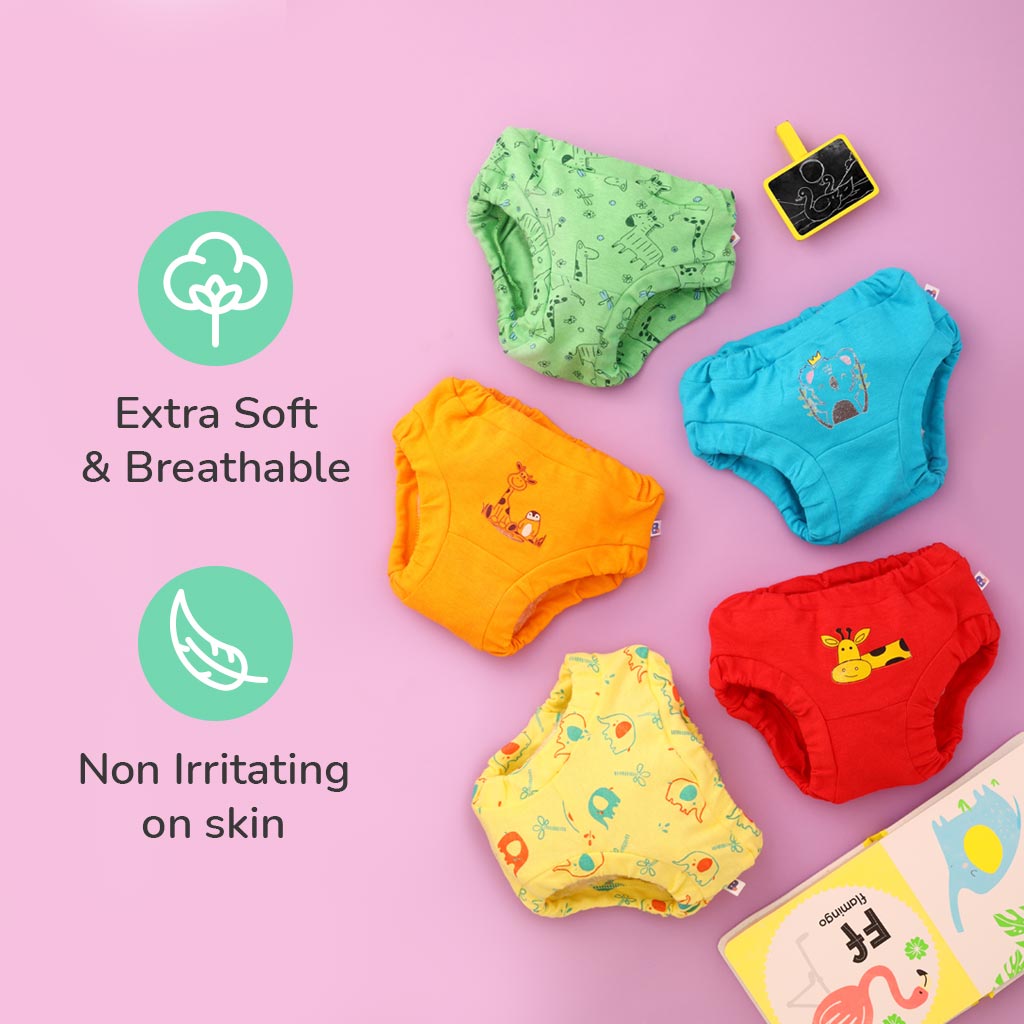 BASIC Cotton Briefs (Wonder Wild) for Kids