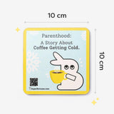 Bumazing Treasures - Coasters cum Magnet - Pack of 3 (Square)