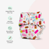 BASIC Cloth Diaper Pack of 2 (Icecream & Peaches)