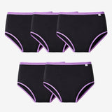 Period Underwear Pack of 5 Black