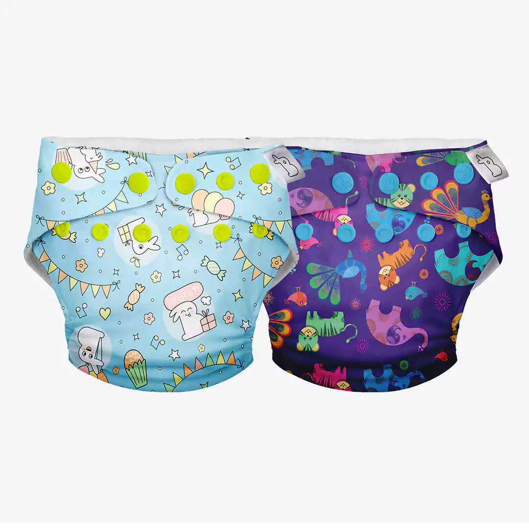 Swim Ready Combo (2 UNO Cloth Diaper - Waterproof Outer Shell Only )