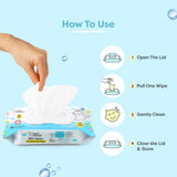 99% Pure Water Baby Wipes Pack of 72 (3x Thicker)