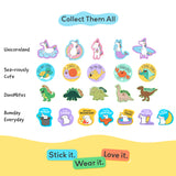 Girls Briefs Pack of 7 Bamboo Underwear with Stickers
