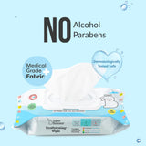 DryFeel Swaddle Wrap (Ba Ba Sheep, Starry Skies) + FREE Baby Wipes (72 pack)