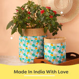 Jute Planters - Petal Pop (Pack of 2)