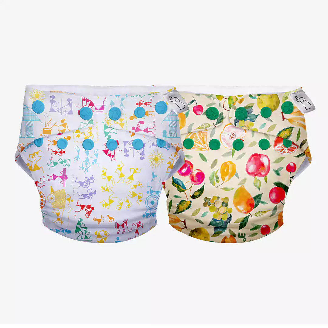 Fruit Burst - White Warli