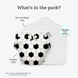 UNO Regular Cloth Diaper with only Dry Feel Pad (No Booster) - Little Footballer