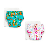 BASIC Cloth Diaper Pack of 2 (Icecream & Peaches)