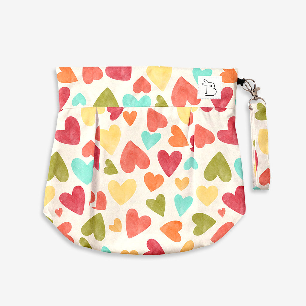 Waterproof Travel Bag (Baby Hearts) Back Reversible