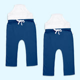 Pack of 2 Adjustable Diaper Pants with Drawstrings - Blue
