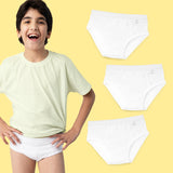 Pack of 3 Boy Briefs - White