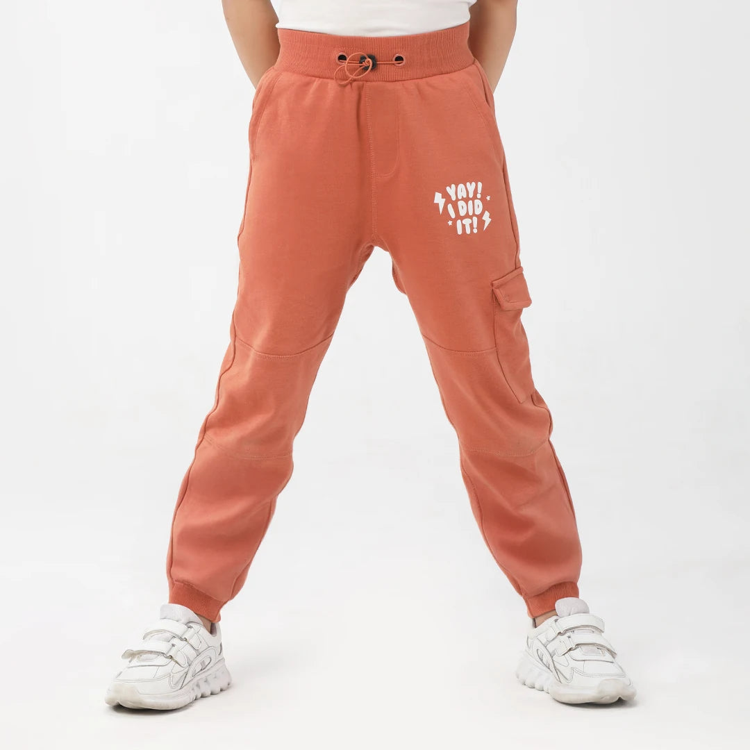 SuperBottoms Premium Joggers for Kids- Orange