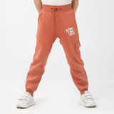 SuperBottoms Premium Joggers for Kids - Pack of 3 (Orange)