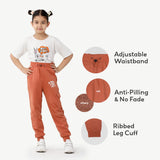 SuperBottoms Premium Joggers for Kids - Pack of 3 (Orange)