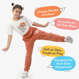 SuperBottoms Premium Joggers for Kids - Pack of 3 (Orange)