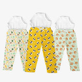 Pack of 3 Adjustable Diaper Pants with Drawstrings - Jungle Jam