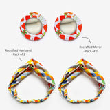 Recrafted Goodies -  Pack of 4 (2 Mirror + 2 Hairbands)