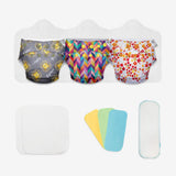 Freesize UNO Cloth Diaper Pack with Pads