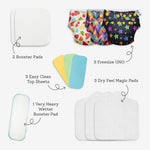 Freesize UNO Cloth Diaper Pack with Pads