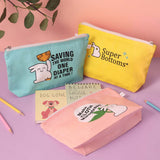 Multipurpose Canvas Tote with All-In-One Pouch (Pink)