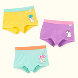 Pack of 3 Girl Boyshorts - Autumn Charm, Mushroom Magic & Purple Pixie
