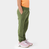 SuperBottoms Premium Joggers for Kids - Pack of 2 (Olive Green & Orange)
