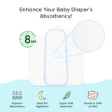 Newborn Cloth Diaper Combo with DryFeel Pad