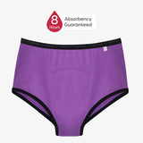 MaxAbsorb Incontinence / Bladder Leak Underwear Pack of 2 - Black and Lilac